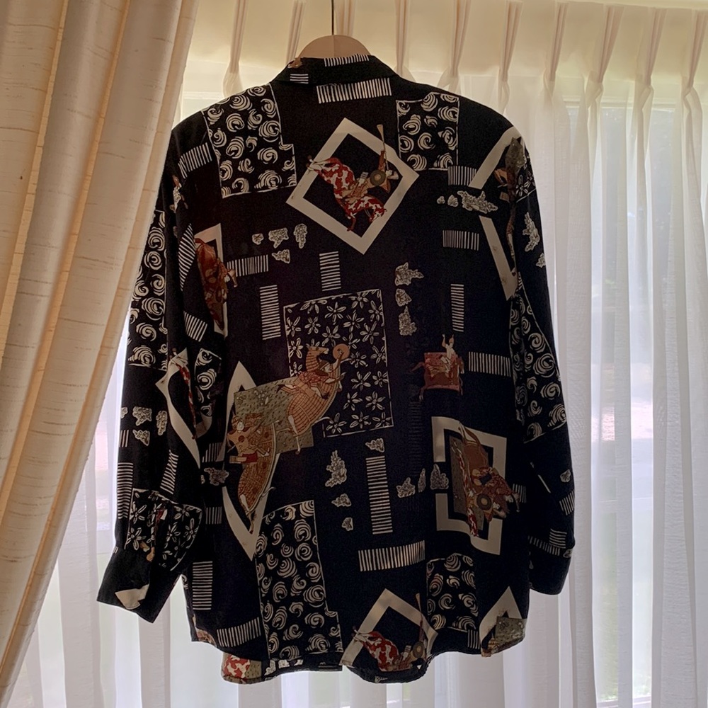 Lightweight Blouse with Exotic Theme